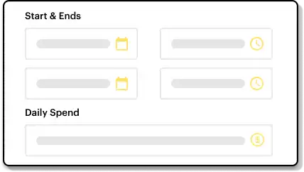 Image showing how to set your budet and duration