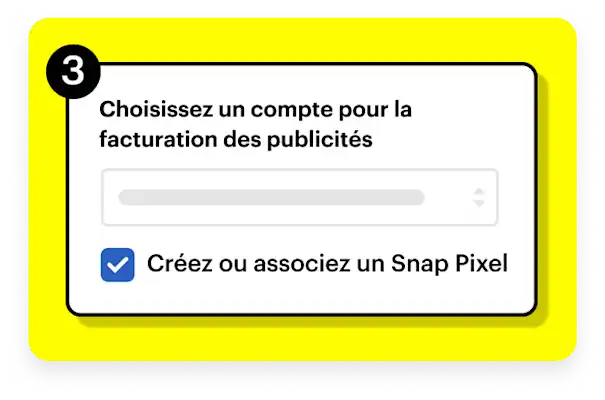 Image of how to choose a account for Ad Building