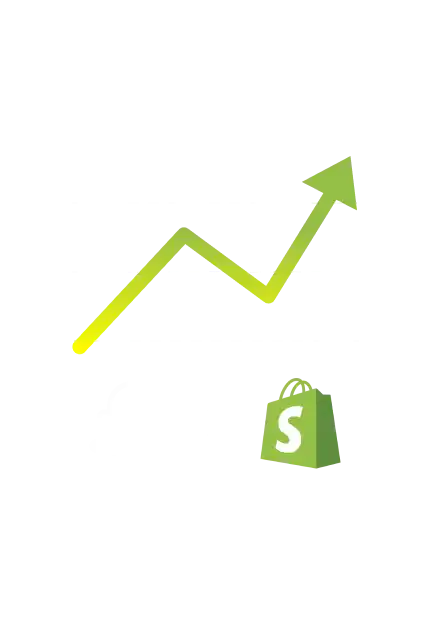 Graph chart with Snap and Shopify logo