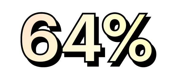 64%