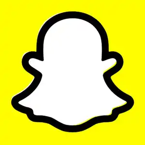 Square Snapchat Ghost Logo