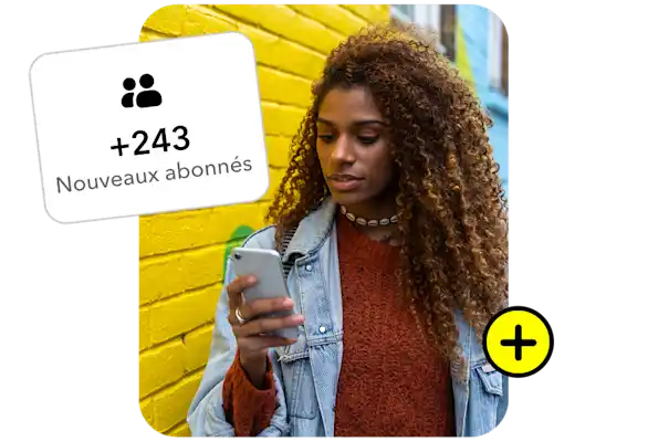Createur consulte sa croissance mobile apres avoir utilise Snapchat Promote Feature pour developper sa communaute.