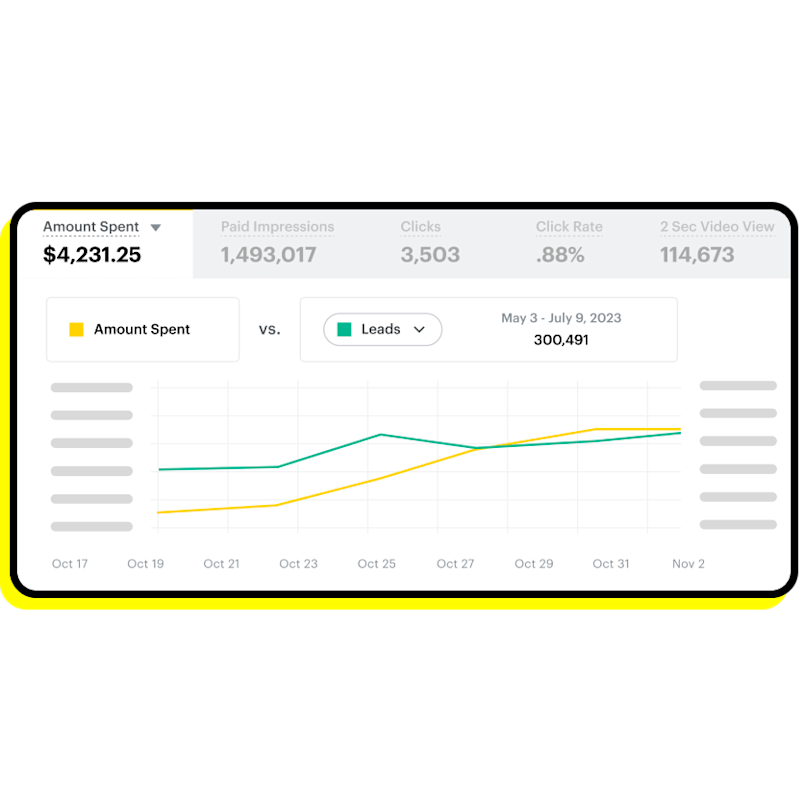 Financial comparison chart icon