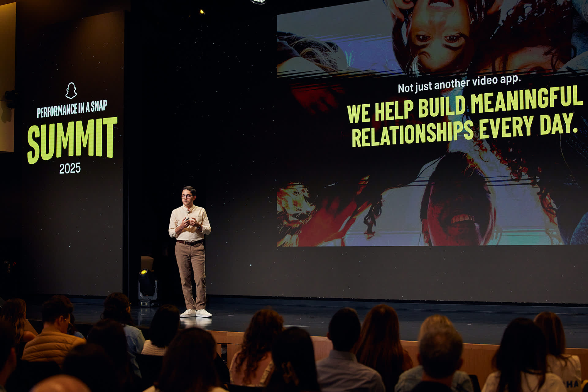 Sid Malhotra - Vice President of Snapchat SMC - during his keynote at Performance in a Snap Summit 2025