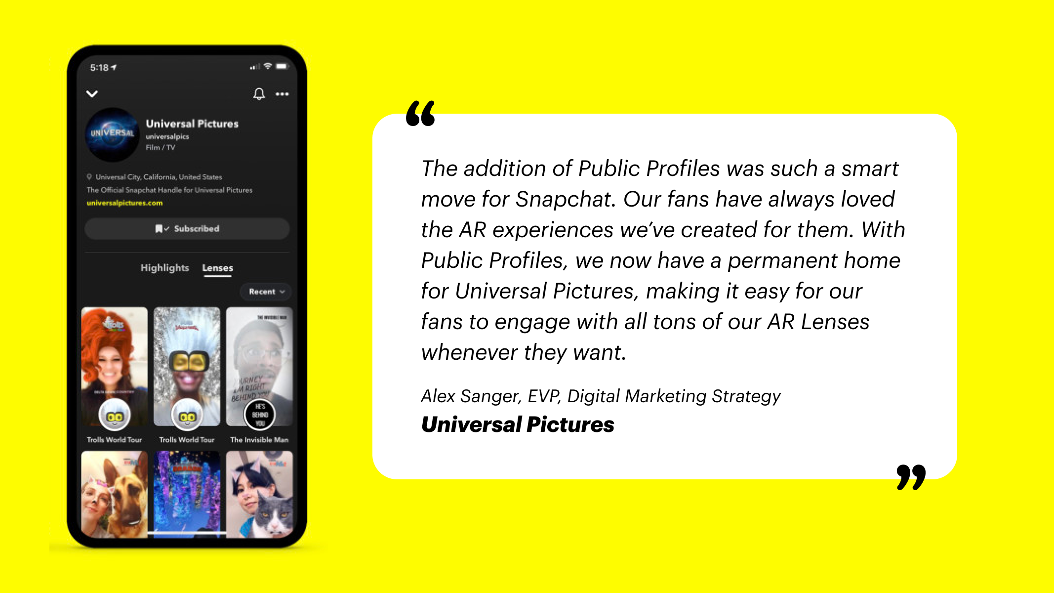 Public Profiles: Your Business's Home on Snapchat