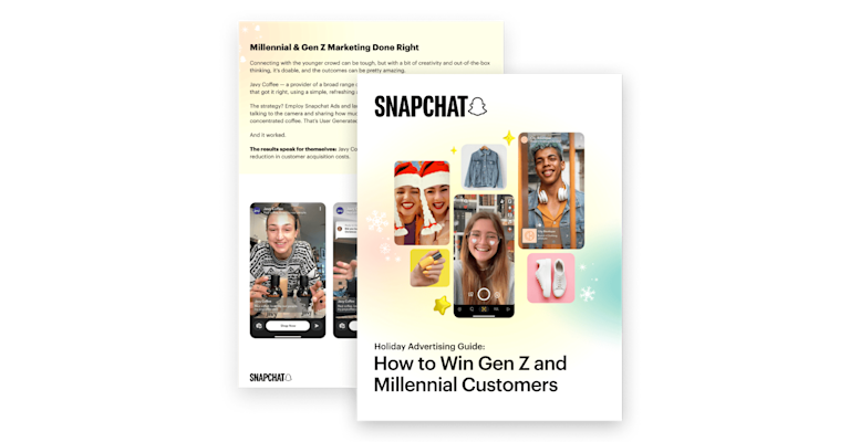 A preview image of Snapchat Advertising Marketing Guide