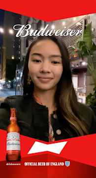 Budweiser Snapchat filter. 