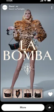Snapchat helped Gucci reach 7.7 million fashion enthusiasts with an immersive multi-format campaign promoting the launch of the brand’s La Famiglia collection.