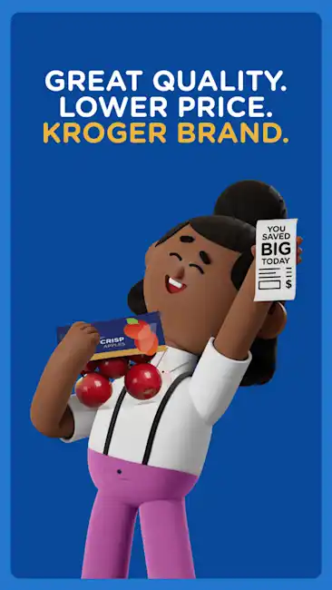 Kroger ad on Snapchat