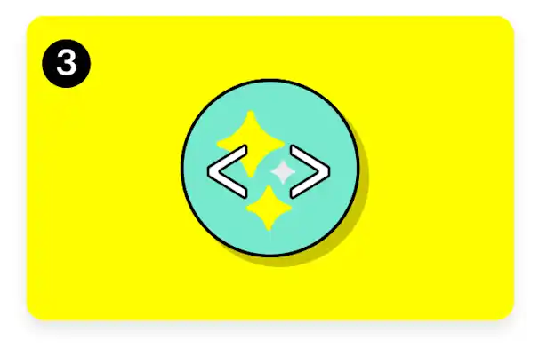A symbol representing the Snap Pixel.