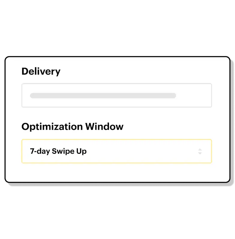 Choose your optimization window dialog box