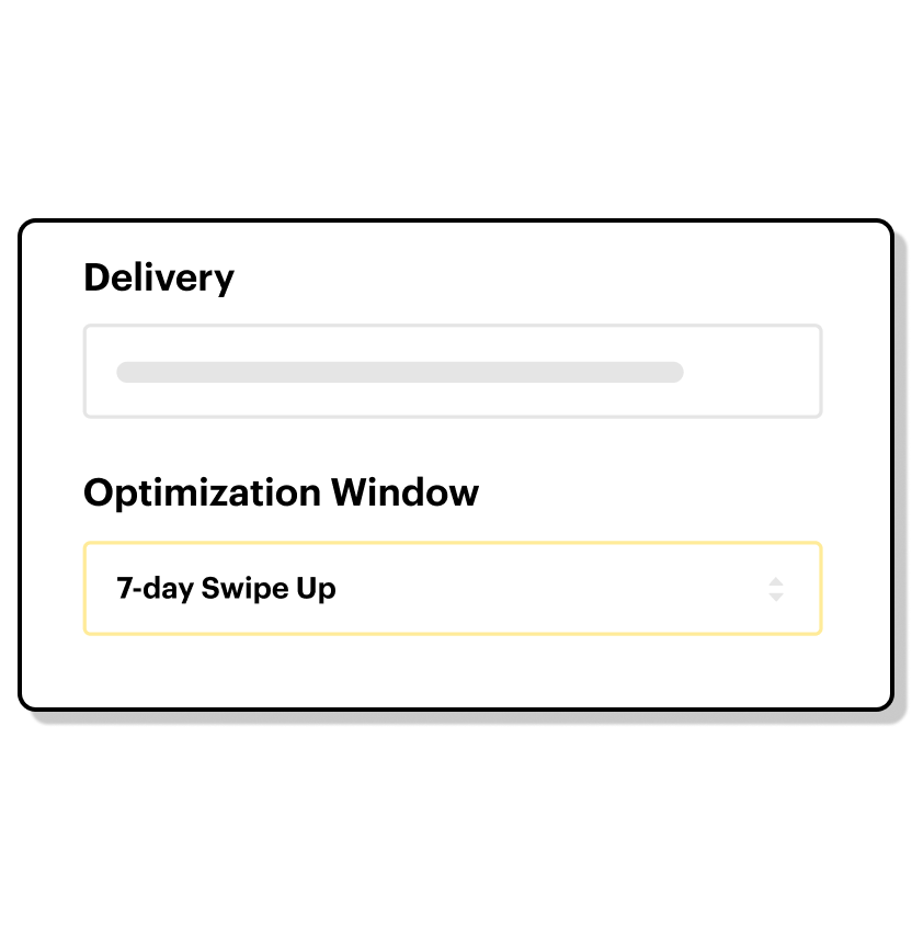 Choose your optimization window dialog box