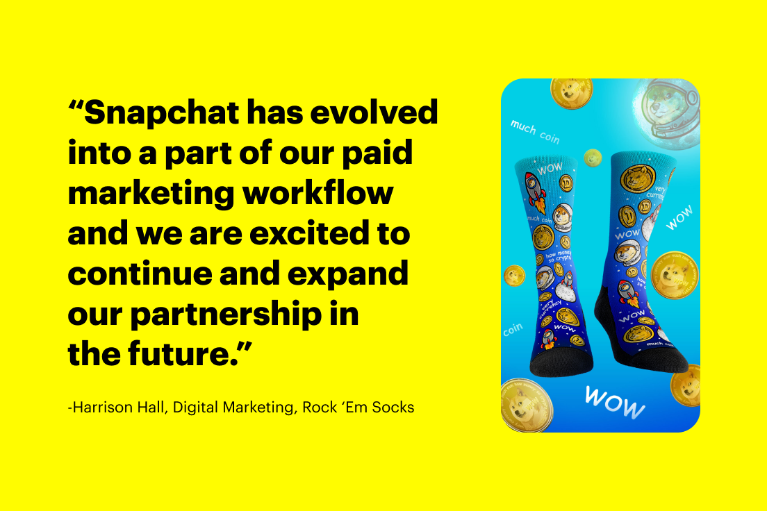 Rock 'Em Socks Success Story | Snapchat for Business