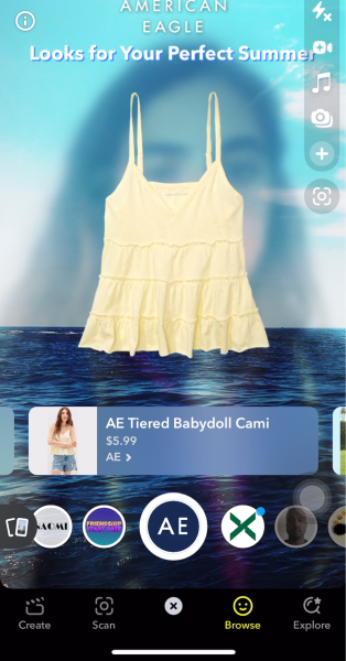 American Eagle's catalog-powered shopping lens