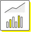 icon of a bar graph