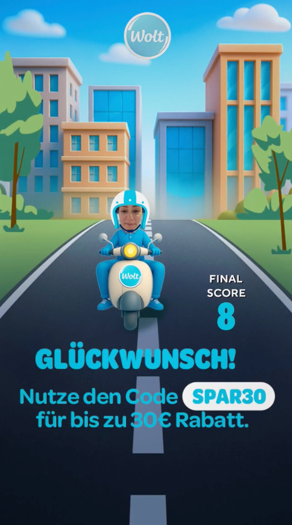 Snap A/B tested Snap Ads against AR to help Wolt identify which ad format would drive the best results on Snapchat. 