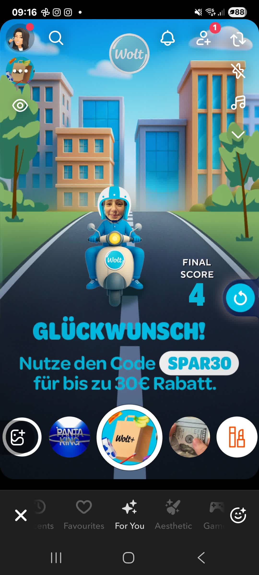 Snap A/B tested Snap Ads against AR to help Wolt identify which ad format would drive the best results on Snapchat. 