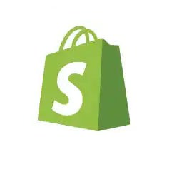 Shopify logo on a shopping bag
