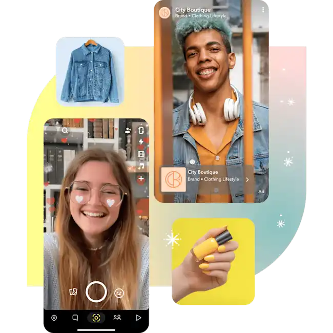 City Boutique - the best advertising example for Snapchat Ads