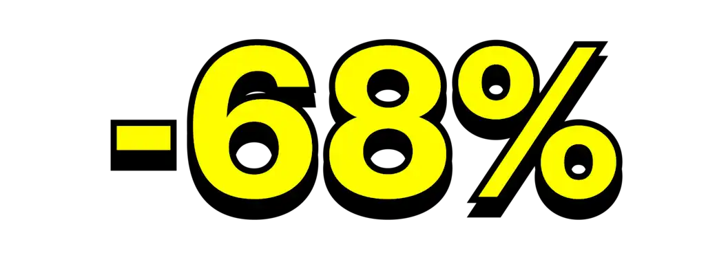 Minus sixty eight percent