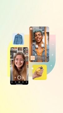 Snapchat shopping experiences featuring creators and products, representing holiday sales strategies that drive seasonal purchases.