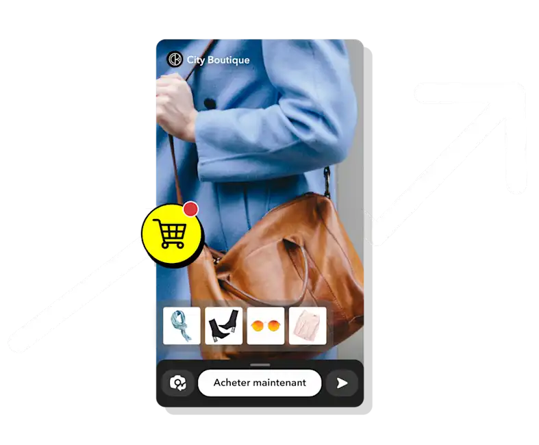 City Boutique Snapchat ad