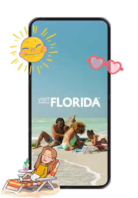 Visit Florida ad on Snapchat