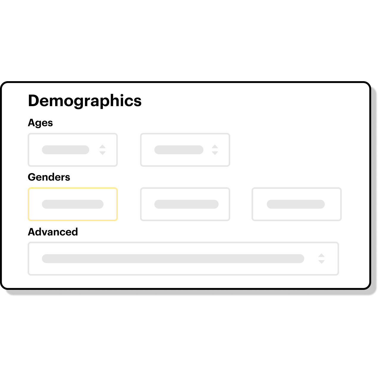 Targeting screen