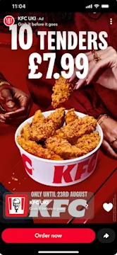 Snapchat helped KFC UK drive 1.33M incremental reach and a 3.2% lower CPA with Smartly's Predictive Budget Allocation.