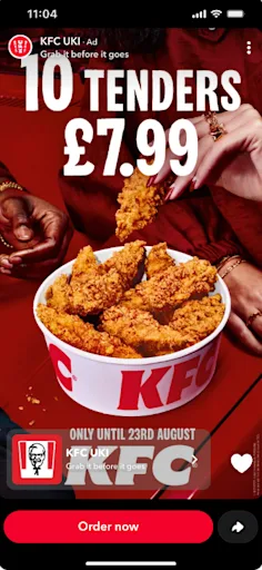 Snapchat helped KFC UK drive 1.33M incremental reach and a 3.2% lower CPA with Smartly's Predictive Budget Allocation.