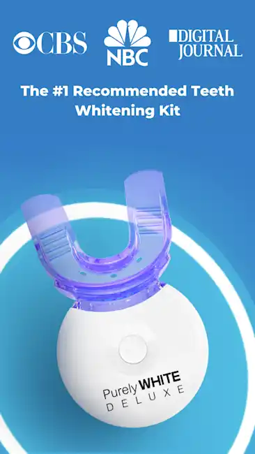 Screenshot of PurelyWHITE DELUXE ad on Snapchat