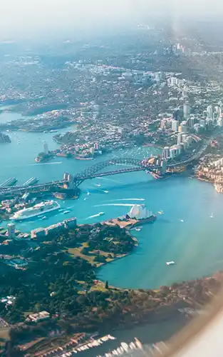 aerial view of a city