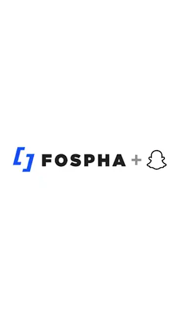 Fospha + Snapchat Logos