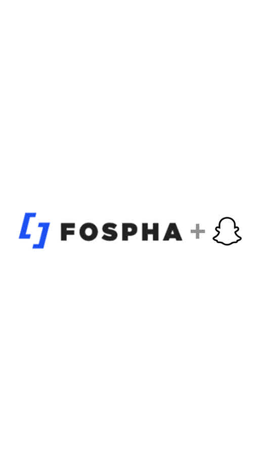 Fospha + Snapchat Logos