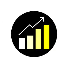 Icon of a graph trending upwards