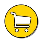 Icon of a shopping cart