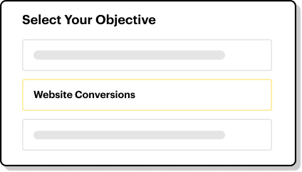 Image showing of a example on how to select your objective