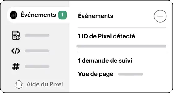 Showing the user how to attach Snap Pixel through the tool