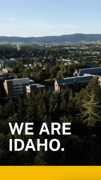 University of Idaho video ad on Snapchat