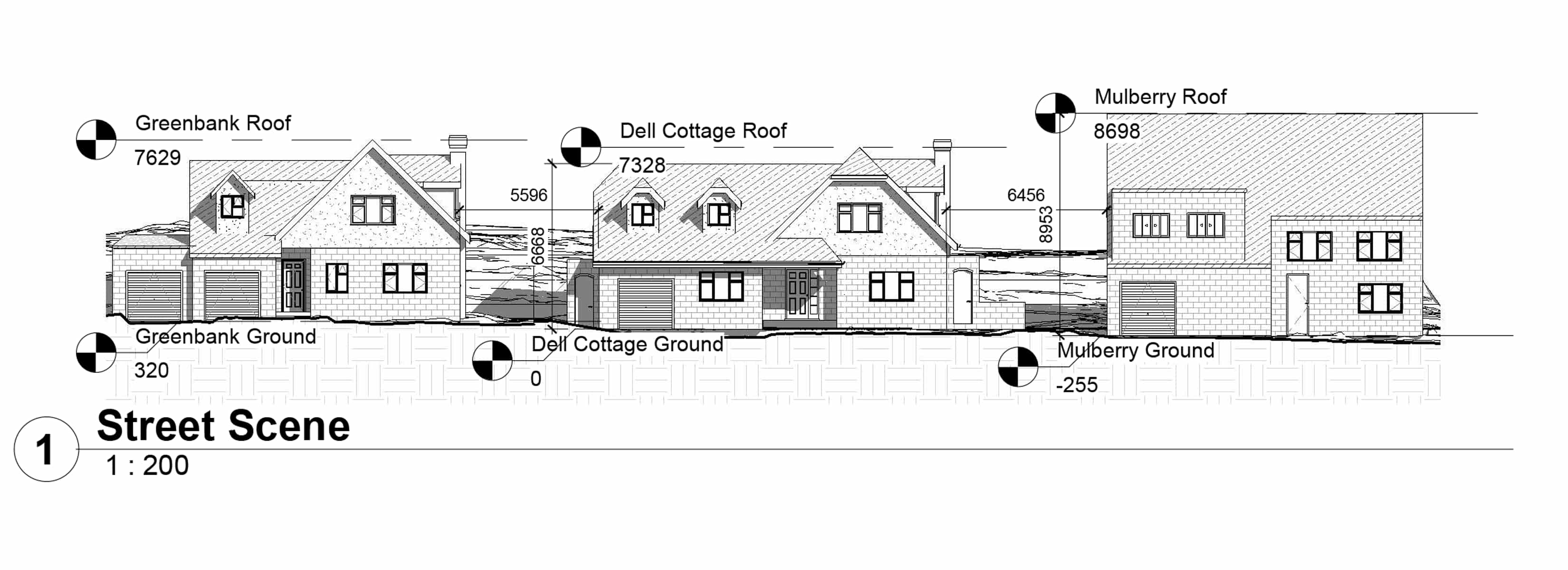 DELL COTTAGE-Street Scene A103