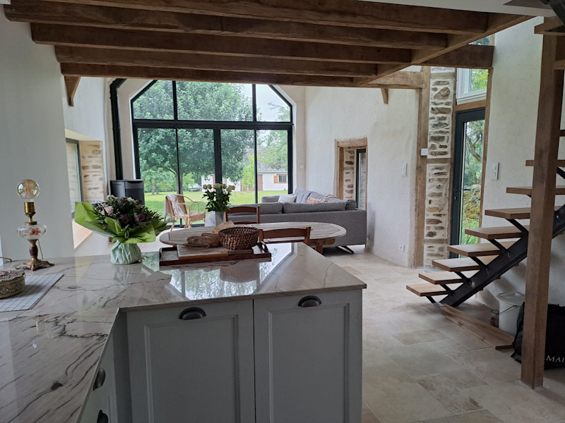 La maison Manon Architecte - Manon Bruel - Cuisine Corrèze 