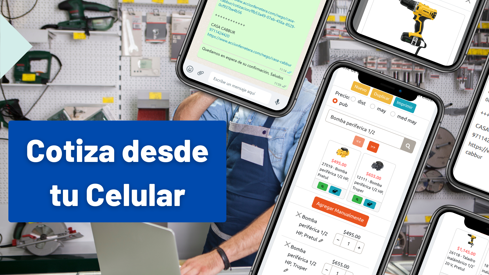Ahorra tiempo cotizando por WhatsApp