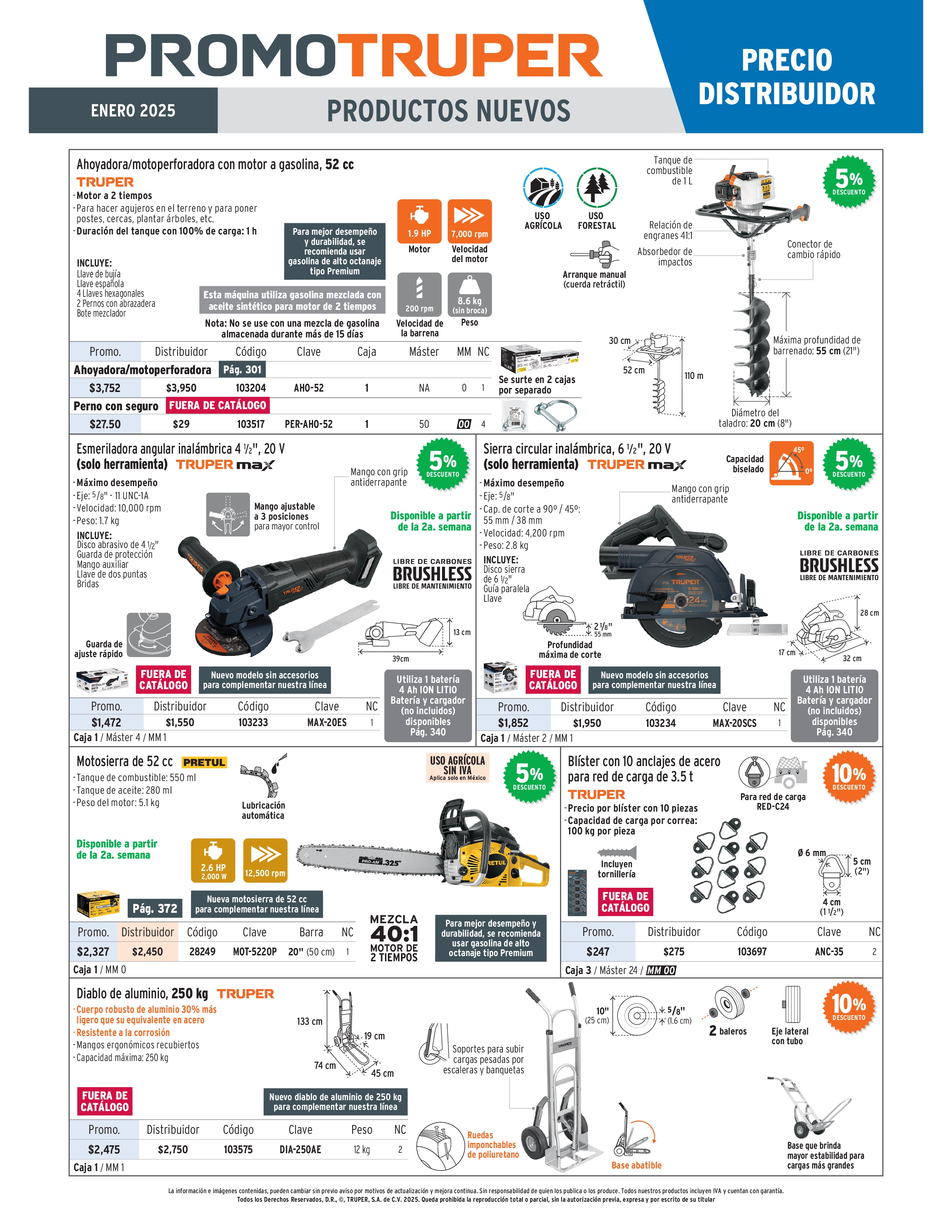 Promotruper Enero 2025 Actualización de Precios Busquedas de Truper