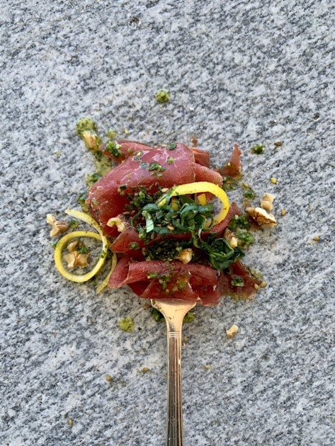 BRESAOLA WITH SALSA VERDE