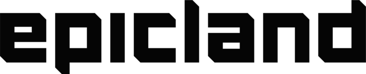 epicland logo, black