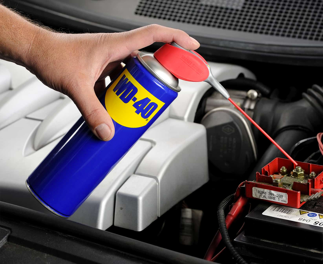project-image-wd40 | A WD-40 product in someone's hand.