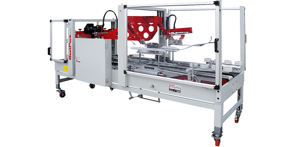 Image of the Bestpack ATFXU Fully Automatic Carton Sealer at Pepper Equipment.