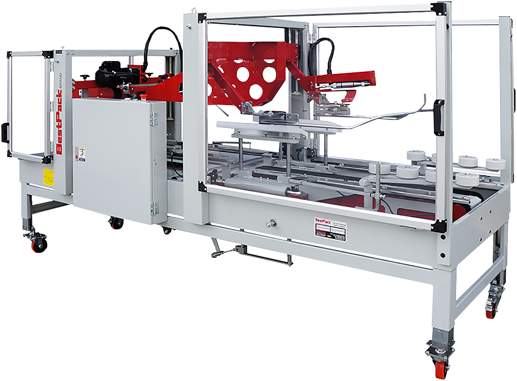 Image of the Bestpack ATFXU Fully Automatic Carton Sealer at Pepper Equipment.