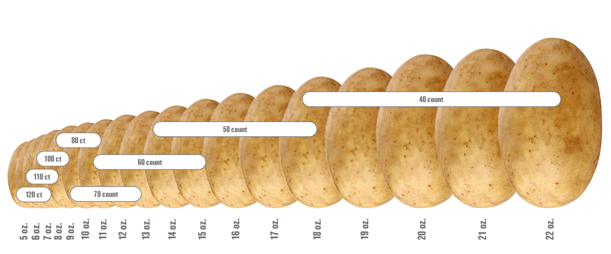 Are You Choosing The Right Size Potato? Our Quick Guide And Potato ...