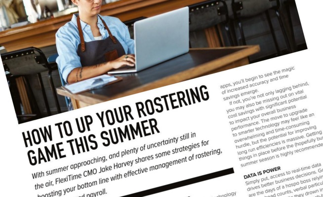 How to up your rostering game this summer | FlexiTime Press Release